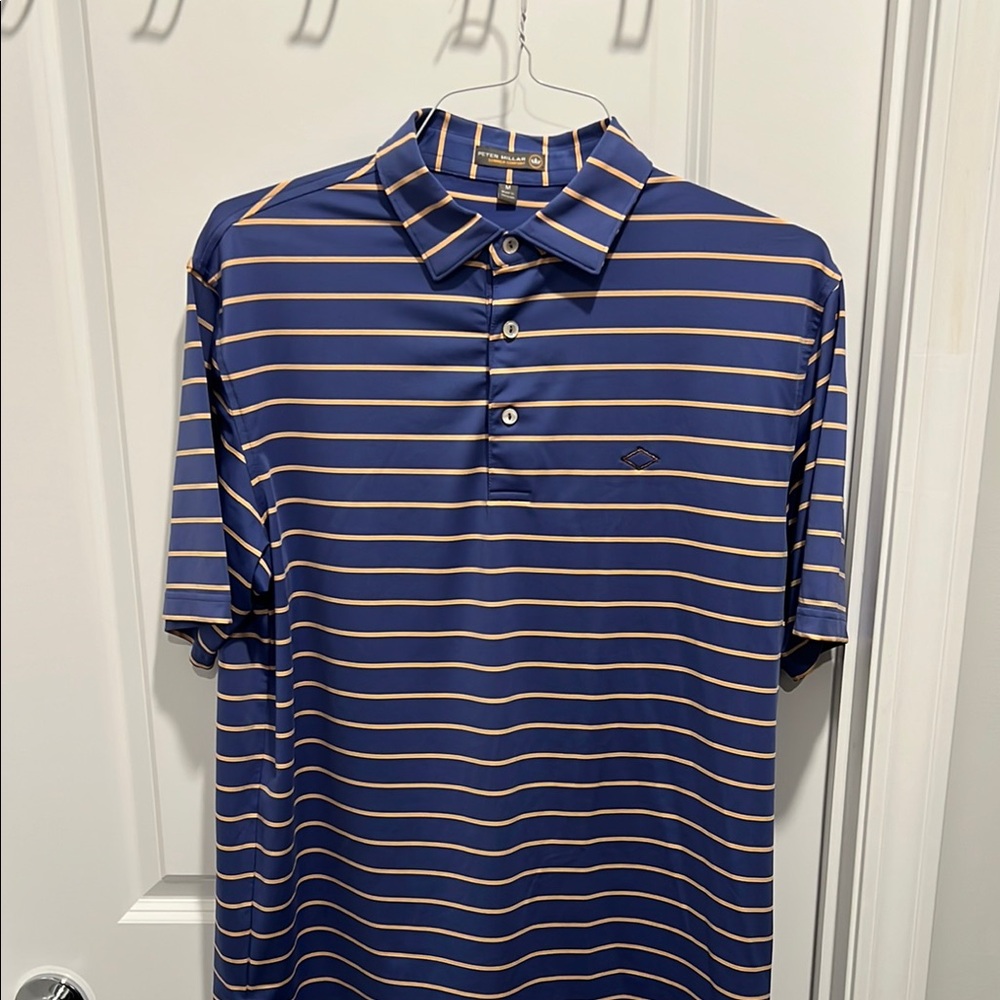 Peter Millar Blue Striped Men's Shirt